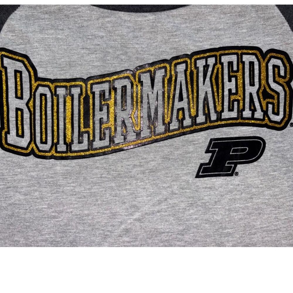 NWT Colosseum grey Purdue Boilermakers long sleeve shirt Size S #college - Picture 3 of 5